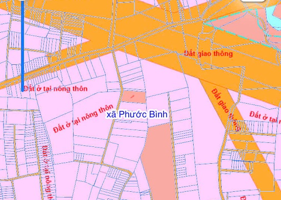 8,168m2 có 100m thổ cư full hồng , 2 mặt tiền đường dài 165m, ngay khu dân cư, hạ tầng giao thông - Ảnh 1
